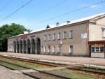 станция Горловка: Вокзал, вид с северной стороны
