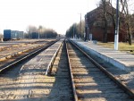 станция Дубица: Платформы, вид на чётное направление (в сторону Влодавы)