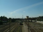 станция Краматорск: Вид на автомобильный путепровод в донецком направлении
