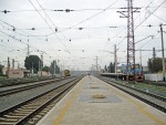 станция Славянск: Станционный парк, вид в сторону ст. Шидловская