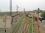 станция Славянск: Северный парк, вид в сторону ст. Шидловская