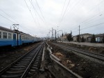 станция Славянск: Реконструкция станции, вид на запад