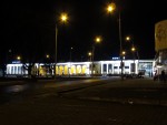 Ночной вокзал, вид с привокзальной площади