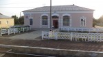 станция Дылеевка: Пассажирское здание в новом окрасе