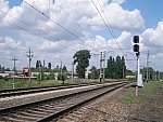 станция Дружковка: Входные светофоры Ч и ЧД со стороны станции Кондратьевка