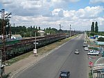 станция Дружковка: Вид с пешеходного моста