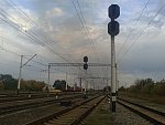 станция Гусаровка: Выходные светофоры Н1, Н3