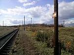 о.п. Незаможный: Вид в сторону станции Северск