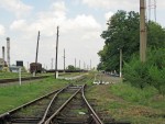 станция Лутугино: Посадочные платформы, вид на восток