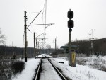 станция Макеевка-Пассажирская: Входной светофор НТ со стороны ст. Ясиноватая ВО