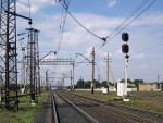 станция Покровск: Входные светофоры НДЯ и Н со стороны станции Гродовка