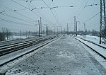 станция Авдеевка: Вид с нечетной горловины в сторону станции с платформы "446 километр"