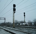 станция Авдеевка: Входные светофоры НД и Н со стороны Ясиноватой и разъезда 7 километр