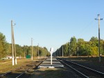 о.п. Верба: Вид в сторону станции Высоко-Литовск