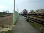 станция Высоко-Литовск: Пассажирская платформа (вид в сторону путевого поста Голя)