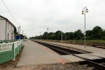 станция Лыщицы: Вид платформ в сторону Бреста