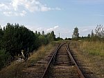 станция Высоко-Литовск: Горловина разъезда около карьеров со стороны тупика