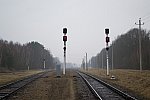 станция Лыщицы: Входные светофоры НБ и Н со стороны Бреста