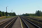 станция Парохонск: Платформы, вид в сторону Лунинца