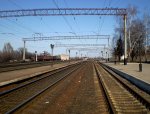 станция Славяносербск: Вид в сторону Родаково