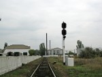 станция Родаково: Входной светофор НС со стороны станции Зимогорье