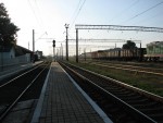 станция Должанская: Пути и платформы (вид в сторону Дебальцева)
