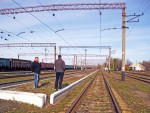 станция Щетово: Посадочные платформы, вид в сторону ст. Штеровка