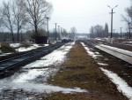 станция Кондрашевская: Вид в сторону Ольховой и развилки на Кондрашевскую-Новую