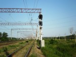 станция Им. Кашпарова Н.А.: Недействующий входной светофор со стороны ст. Техникум