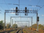 станция Луганск: Выходные светофоры в нечётной горловине