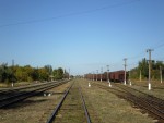 станция Старобельск: Вид в сторону Белокуракино