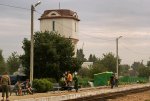 станция Богданов: Съемки кинофильма на пассажирской платформе