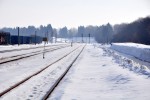 станция Богданов: Вид в сторону Молодечно