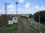 станция Славянск: Вид на бывшее вагонное депо
