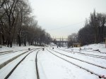 станция Мушкетово: Вид в сторону чётной горловины