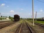 станция Донецк II: Вид в сторону ст. Кальмиус