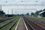 станция Толочин: Вид в сторону Минска