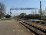 станция Приямино: Вид с платформы оршанского направления