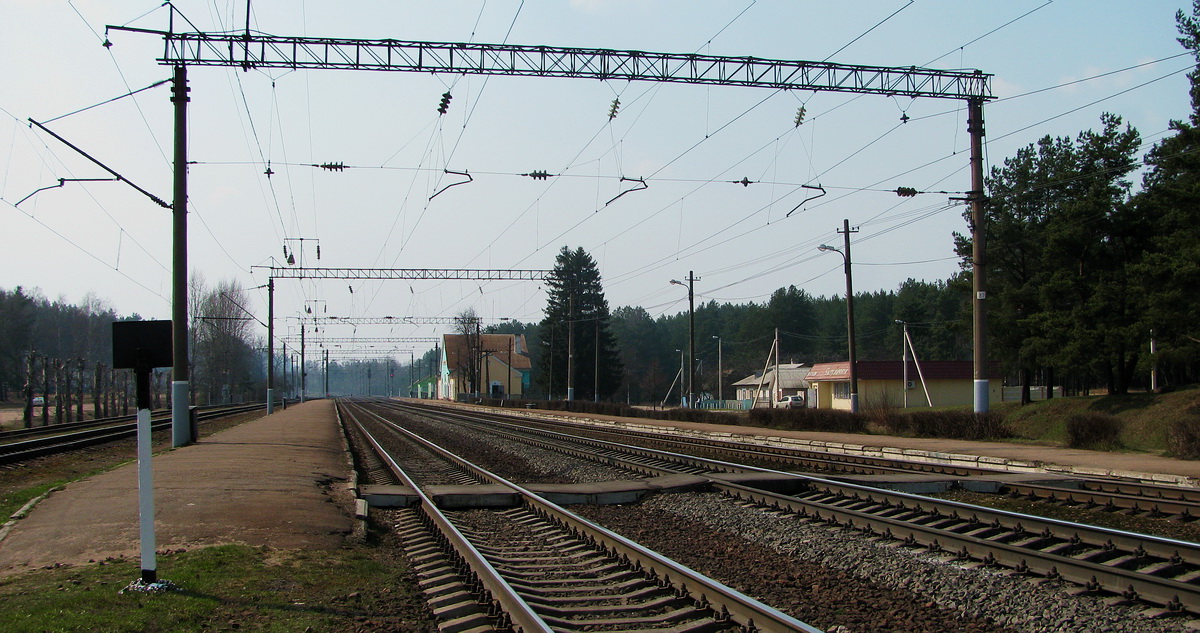 Платформы, вид в сторону Минска