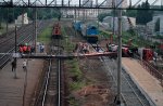 станция Минск-Восточный: Падение крана во время строительства подземного перехода