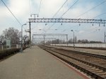 станция Славное: Вид в сторону Минска