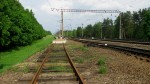станция Городище: Тупик, вид в направлении Борисова
