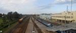 станция Борисов: Вид в сторону Минска с пешеходного моста