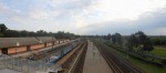 станция Борисов: Вид в сторну Орши с пешеходного моста