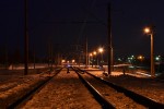 станция Жодино: Восточная горловина ночью