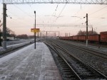 станция Смолевичи: Вид в направлении Минска