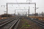 станция Смолевичи: Вид на западную горловину со стороны Минска