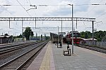 станция Колодищи: Реконструкция второй платформы, вид в сторону Минска