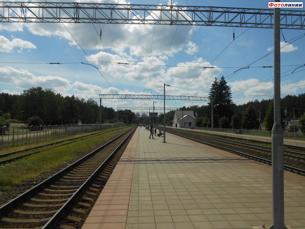 Вид со 2-й платформы в сторону Степянки