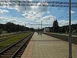 станция Озерище: Вид со 2-й платформы в сторону Степянки